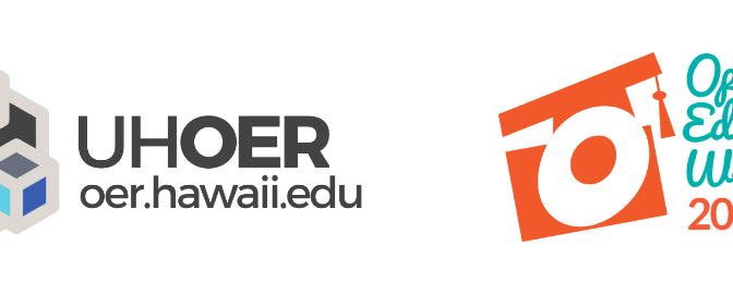 UH OER and Open Education Week logos