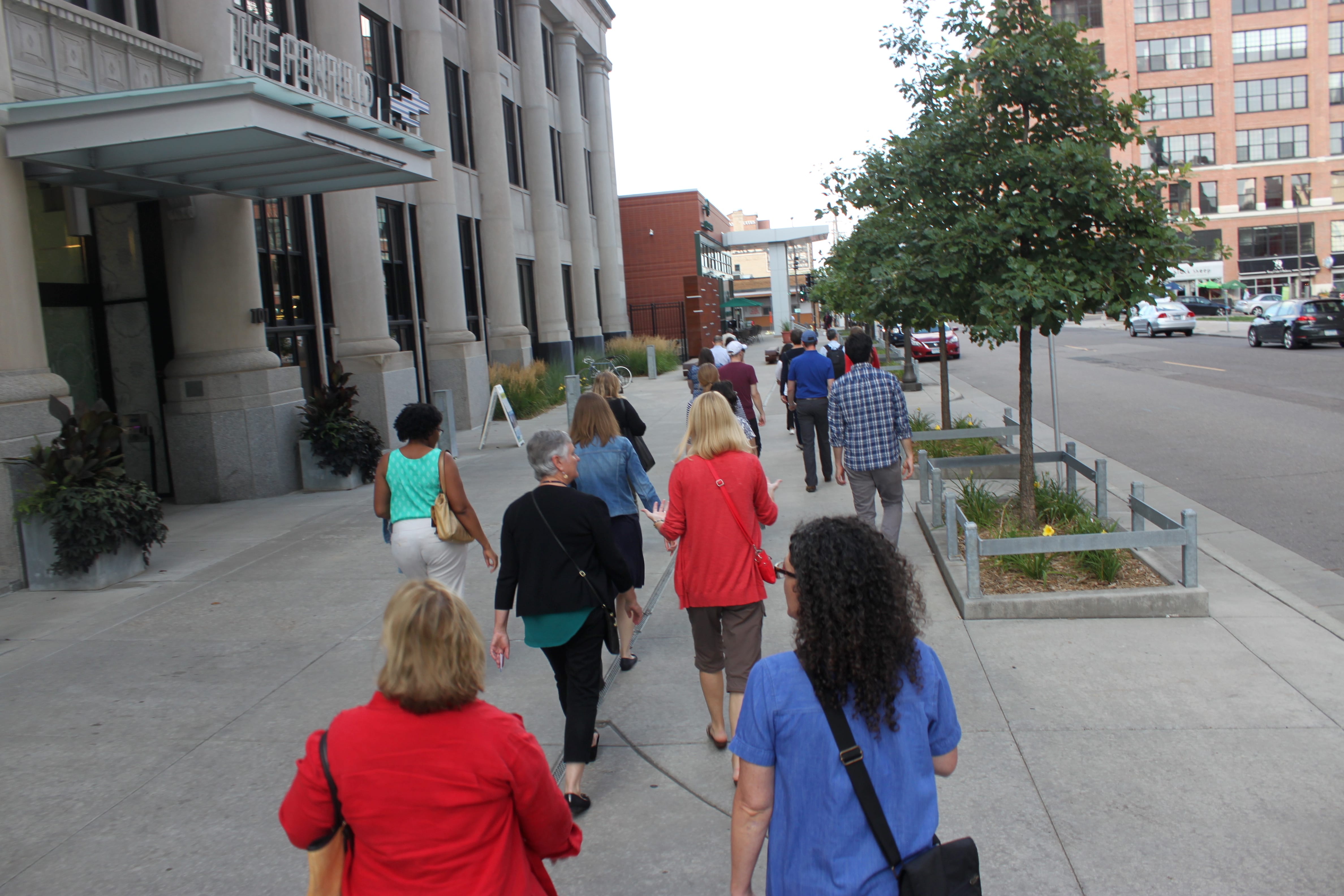 OTN members walking in St. Paul