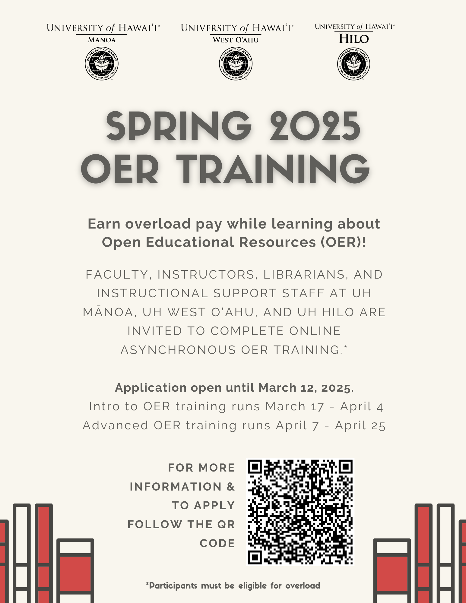 Call for Participation: 2025 OER Asynchronous Training for 4-year Campuses